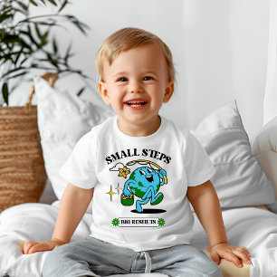 T-shirt Pour Bébé Petit pas gros résultat bébé T-shirt