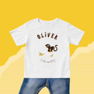 T-shirt Pour Bébé Petit singe