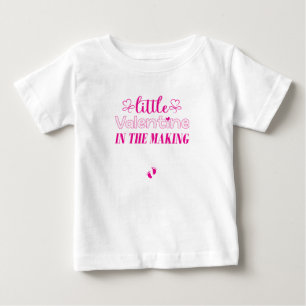 T-shirt Pour Bébé Petit Valentin En Cours, Grossesse Joli Cadeau