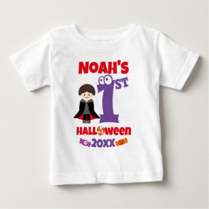 T-shirt Pour Bébé Petit Vampire premier bébé d'Halloween