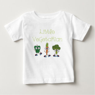 T-shirt Pour Bébé Petit végétarien