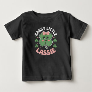 T-shirt Pour Bébé Petite coquine drôle de la Saint-Patrick