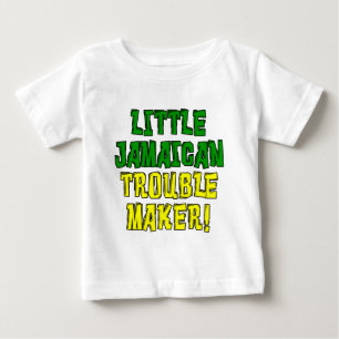 T-shirt Pour Bébé Petite créatrice de problèmes jamaïcains