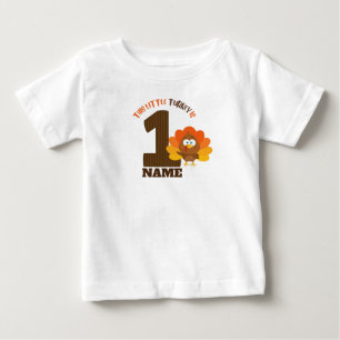 T-shirt Pour Bébé petite dinde de la chemise d'anniversaire de Thank