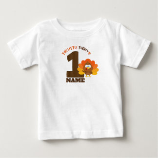 T-shirt Pour Bébé petite dinde de la chemise d'anniversaire de Thank