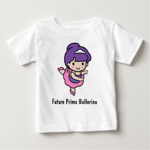 T-shirt Pour Bébé Petite fille Prima Ballerina