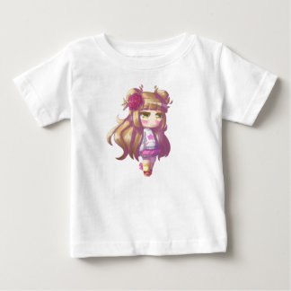 T-shirt Pour Bébé Petite fille timide