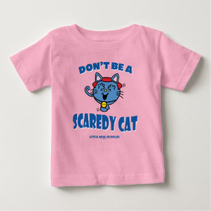 T-shirt Pour Bébé Petite Miss Giggles Chat Scaredy Halloween