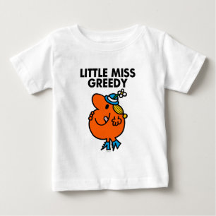 T-shirt Pour Bébé Petite Miss Greedy Lique Ses Lèvres
