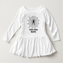 Petite Miss Muffet araignée noire dans les enfants