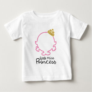 T-shirt Pour Bébé Petite Mlle Princesse Face vide
