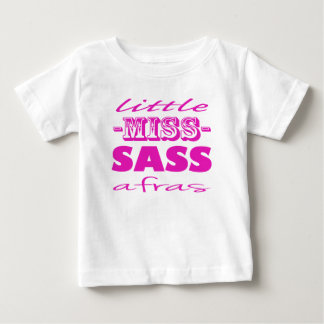 T-shirt Pour Bébé Petite Mlle rose Sassafras