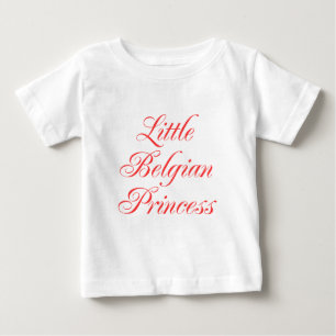 T-shirt Pour Bébé Petite princesse belge