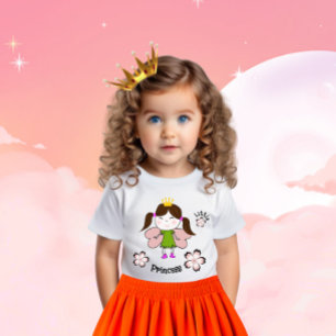 T-shirt Pour Bébé Petite princesse drôle