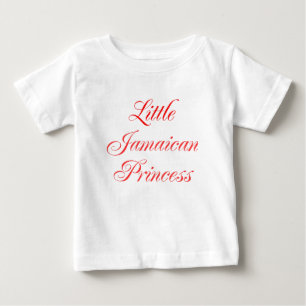 T-shirt Pour Bébé Petite princesse jamaïcaine