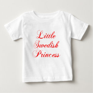 T-shirt Pour Bébé Petite princesse suédoise