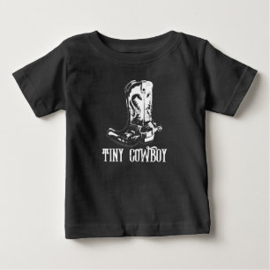 T-shirt Pour Bébé Petites bottes de cowboy