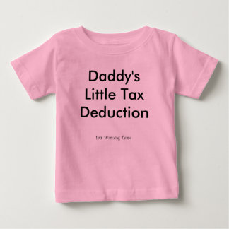 T-shirt Pour Bébé Peu d'abattement fiscal du papa