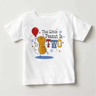 T-shirt Pour Bébé Peu de 2ème anniversaire d'arachide