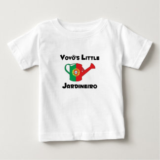 T-shirt Pour Bébé Peu de Jardineiro de Vovo