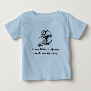T-shirt Pour Bébé Peu de t de bébé de ripper customisé
