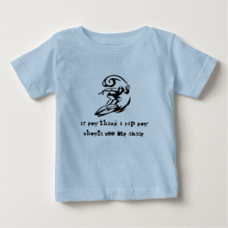 T-shirt Pour Bébé Peu de t de bébé de ripper customisé