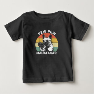 T-shirt Pour Bébé Pew Pew Madafakas Crazy Pew