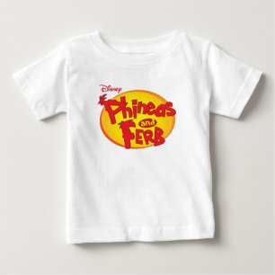 T-shirt Pour Bébé Phineas et Ferb Logo Disney