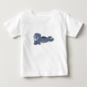 T-shirt Pour Bébé Phoque avec poisson (3).PNG