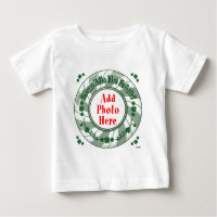 PHOTO Kiss Me I m Irish - Green Striped Circle