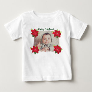 T-shirt Pour Bébé Photo personnalisée Noël Baby Shirt