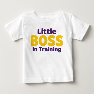 T-shirt Pour Bébé Phrase drôle de bébé mignon Boss Toddler