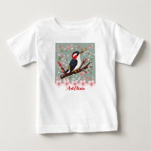 T-shirt Pour Bébé Pic-de-bois imprimé