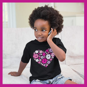 T-shirt Pour Bébé Pickleball 💘 petit de Valentine