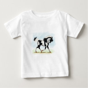 T-shirt Pour Bébé Piebald Overo Pinto Horse