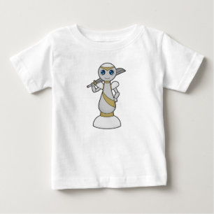 T-shirt Pour Bébé Pièce d'échecs Épée de Paon Échecs