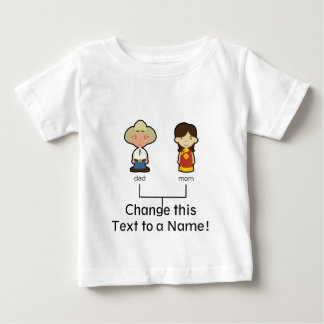 T-shirt Pour Bébé Pièce en t américaine/chinoise de famille de bébé