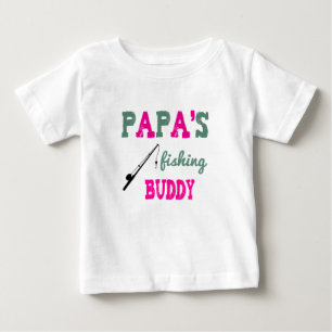 T-shirt Pour Bébé Pièce en t de bébé d'ami de la pêche du papa