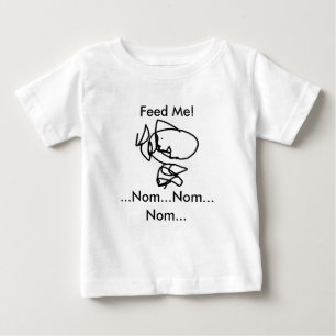 T-shirt Pour Bébé Pièce en t de bébé de requin de griffonnage