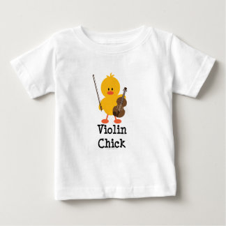 T-shirt Pour Bébé Pièce en t de nourrisson de poussin de violon