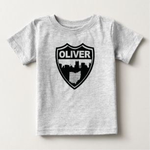 T-shirt Pour Bébé Pièce en t d'horizon d'Oliver