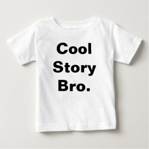 T-shirt Pour Bébé Pièce en t fraîche de bébé de Bro d'histoire