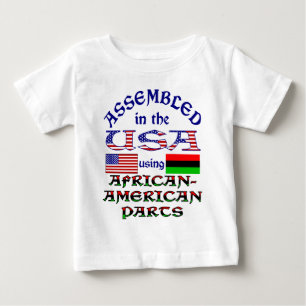 T-shirt Pour Bébé Pièces Afro-Américaines