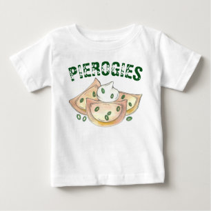 T-shirt Pour Bébé Piérogies Polonais Ukrainiens Dumplings Pierogi No