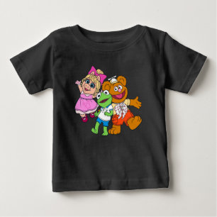 T-shirt Pour Bébé Piggy, Kermit & Fozzie