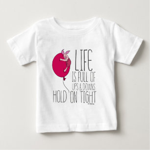 T-shirt Pour Bébé Piglet La vie est pleine d'Ups & Downs