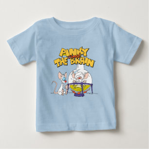 T-shirt Pour Bébé Pinky et le cerveau Laboratoire