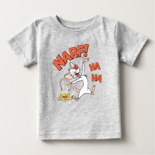 T-shirt Pour Bébé Pinky et le cerveau Pinky "Narf !"