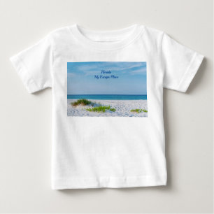 T-shirt Pour Bébé Plage de sable blanc Floride littoral Toddler