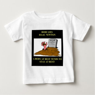 T-shirt Pour Bébé plaisanterie d'Isaac Newton